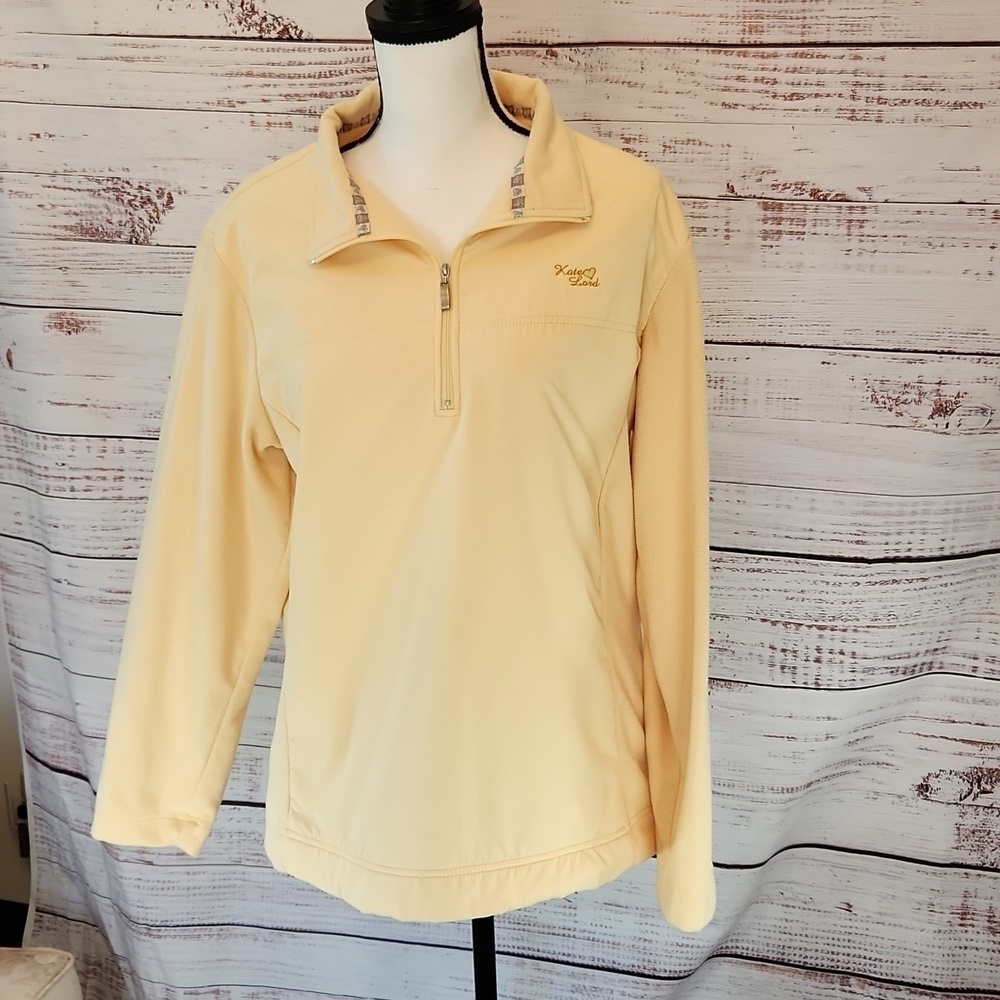Kate Lord women's golf 1/4 zipped pullover